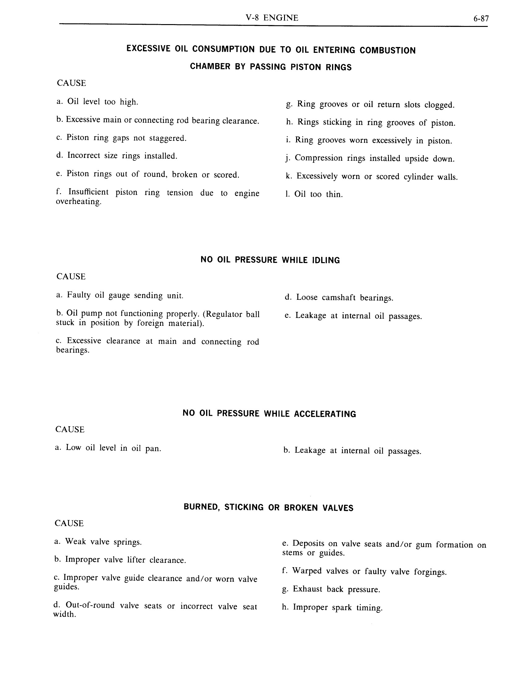 1970 Pontiac Chassis Service Manual - Engine Mechanical Page 87 of 100